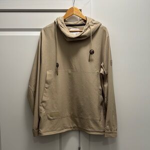 Adidas Men's Tan Hooded Jacket